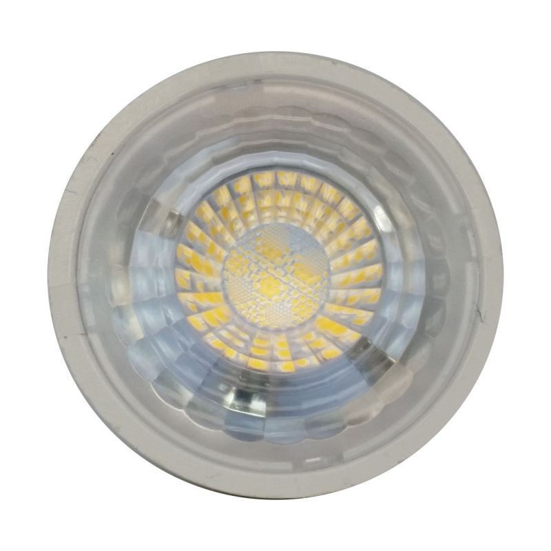 LED Spot Lampe - GU10, 7W, weiß Plastik, mit Linse, dimmbar, weiß - 1
