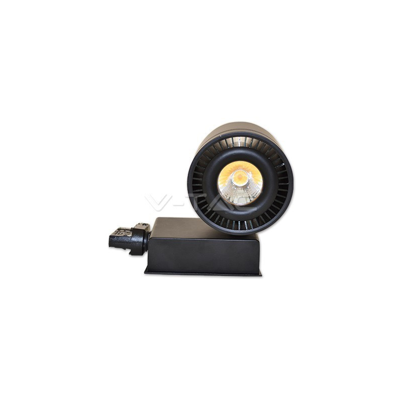 LED Trackleuchte - 33W, COB Chip, Körper schwarz, neutralweiß - 5000K - 1