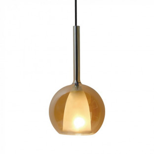 Pendant - E27, Ø180, Double glass, Amber + White