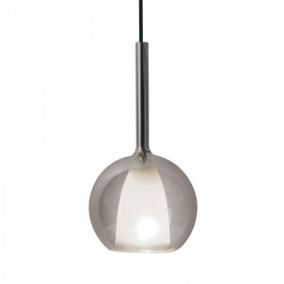 Pendant - E27, Ø180, Double glass, Grey + White