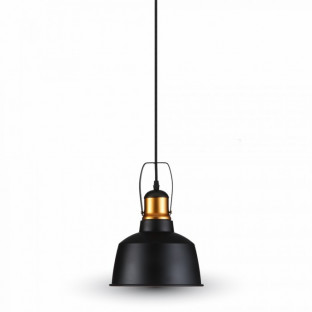 LED Transparent Glass + Wood Pendant Light With Canopy