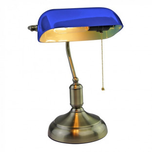 LED Настолна Лампа, Банкер, Е27, Синя