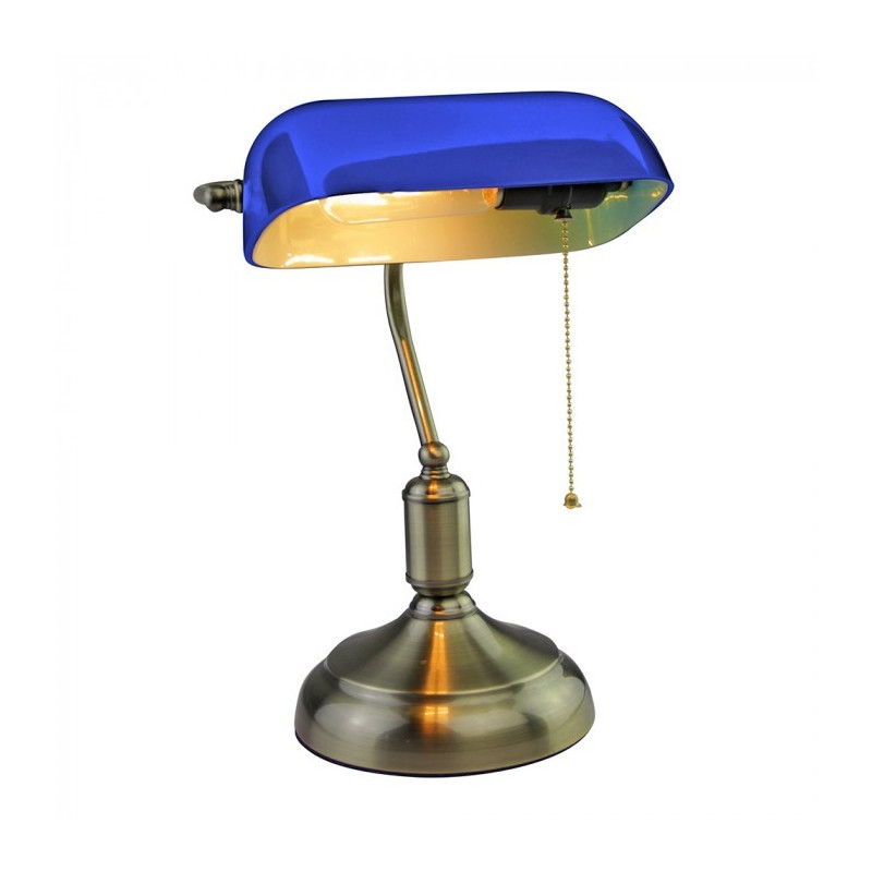 LED Настолна Лампа, Банкер, Е27, Синя