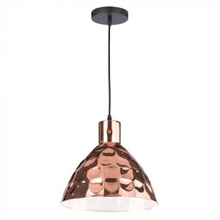 LED Transparent Glass + Wood Pendant Light With Canopy