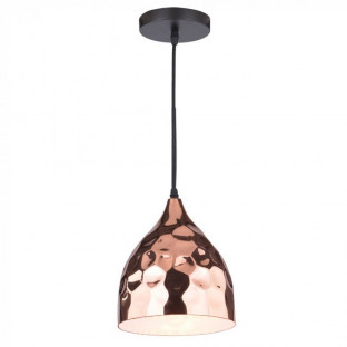 LED Transparent Glass + Wood Pendant Light With Canopy