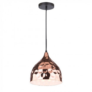 LED Transparent Glass + Wood Pendant Light With Canopy