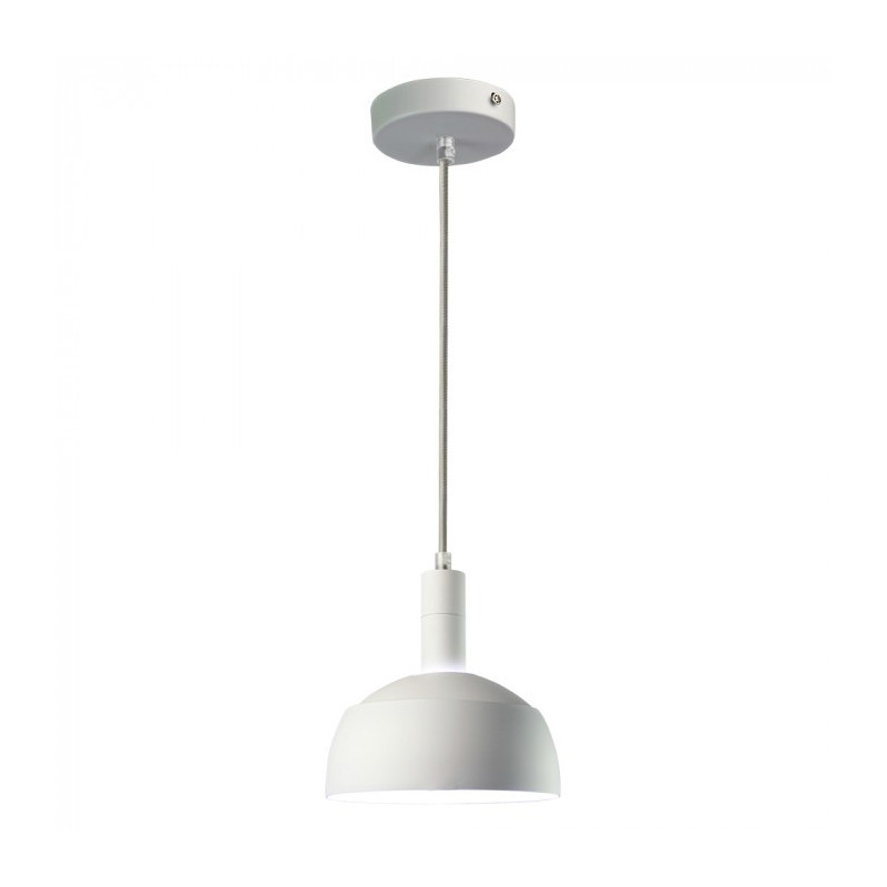 LED Пендел, насочваща шапка, алуминий, бял, Е14, Ф180