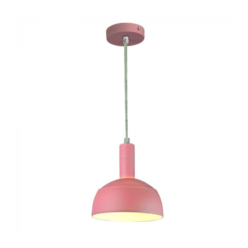 LED Modern pendant light , red cooper , sand grey, Ф200