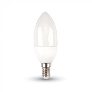 LED Bulb - E14, 5.5W, Samsung chip, Candle, Daylight