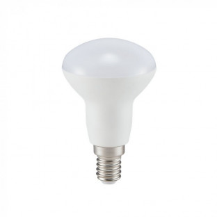 LED Крушка - E14, 6W, Samsung чип, R50, Бяла светлина