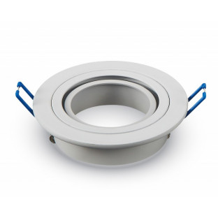 Housing - 1*GU10, Circle, Aluminium, White