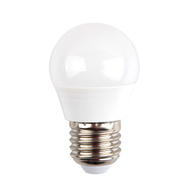 LED Bulb - E27, 5.5W, G45, Samsung chip, 5 years warranty, Warm white light