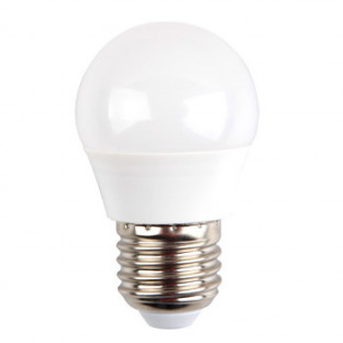 LED Крушка - E27, 5.5W, G45, Samsung чип, 5 години гаранция, Бяла светлина