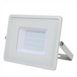LED Floodlight - 30W, SMD, Samsung chip, 5 years warranty, White body, Daylight