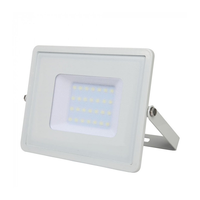 LED Floodlight - 30W, SMD, Samsung chip, 5 years warranty, White body, White light