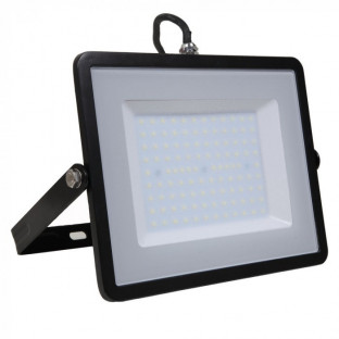 LED Floodlight - 100W, SMD, Samsung chip, 5 years warranty, Black body, Warm white light