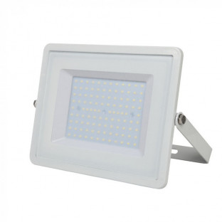 LED Floodlight - 100W, SMD, Samsung chip, 5 years warranty, White body, Daylight