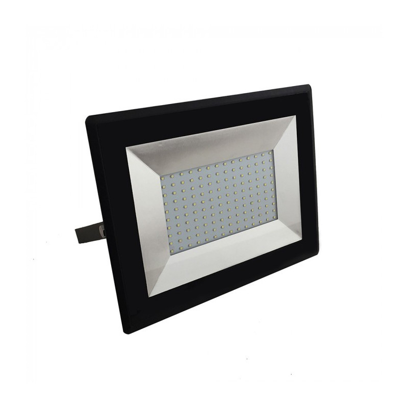 LED Прожектор - 100W, E-Series, Черно Тяло, Топло бяла Светлина