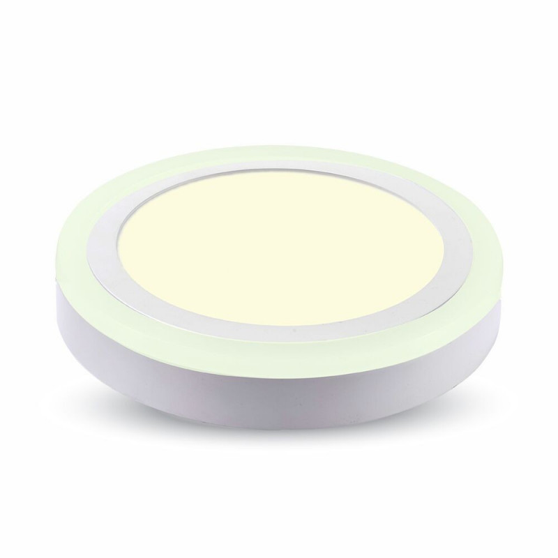 LED Surface Panel - 12W+3W, Circle, White light