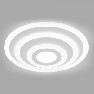 LED Soft light chandelier - 85W, 3 rings, Warm white light