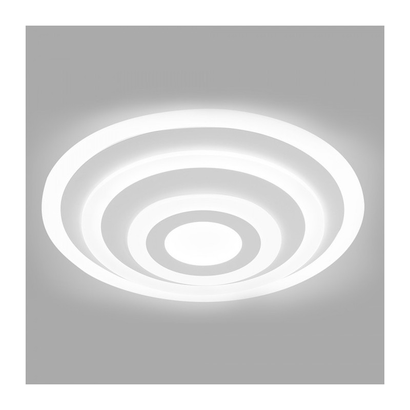 LED Soft light chandelier - 85W, 3 rings, Warm white light