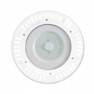 LED SMD High Bay UFO - 50W, 120°, White body, Warm white light