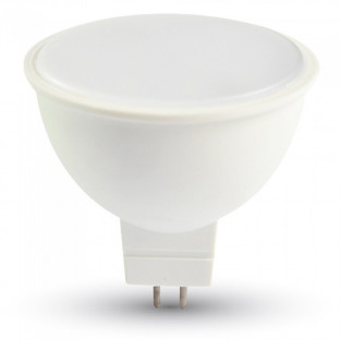 LED Крушка SMD - 7W, MR16, 12V, Пластик, Бяла светлина