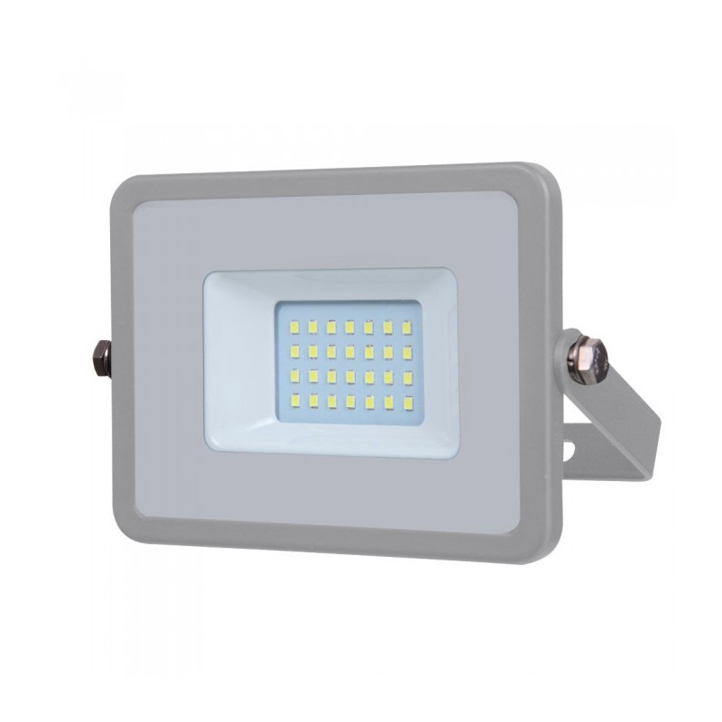 LED Floodlight - 20W, Samsung Chip, Grey Body, Day white light