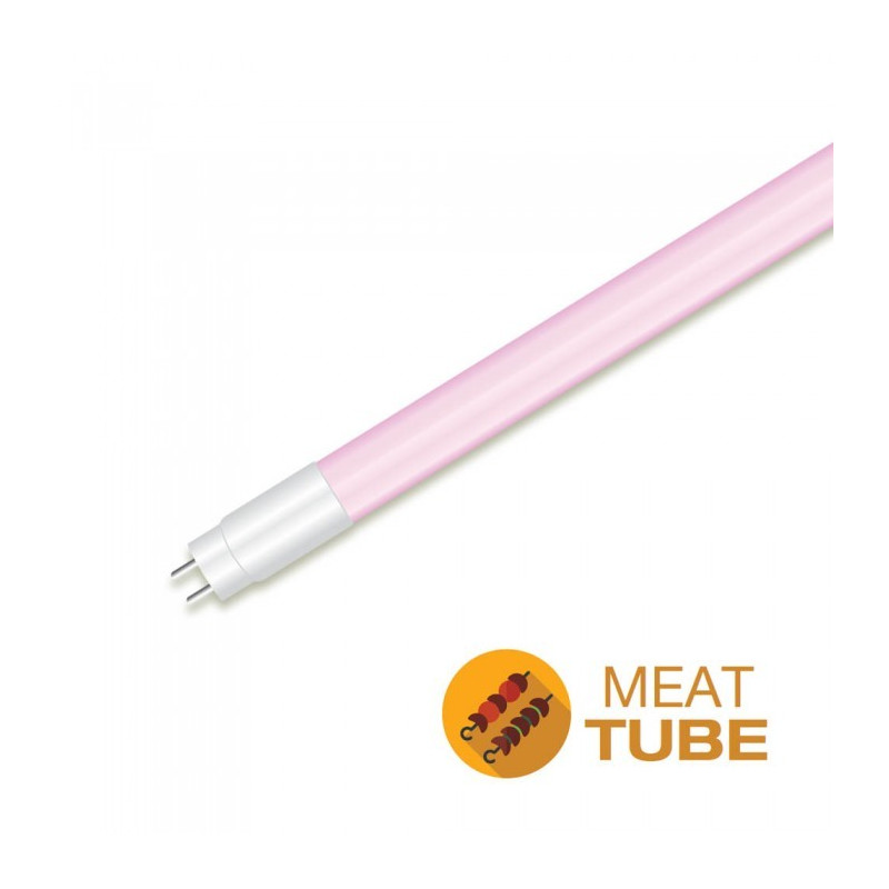 LED Пура - 18W, T8, 120 см, За Oсветяване на Месо