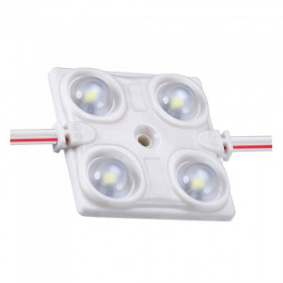 LED Модул - 1.44W, 4LED, SMD2835, Топло Бяла Светлина, IP68