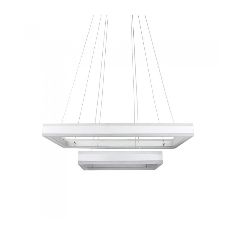 LED Soft Light Chandelier - 100W, Dimmable, White