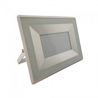 LED Прожектор Е-Series - 100W, SMD, Бяло тяло, Дневна светлина