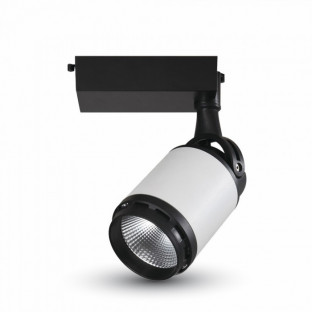 LED Track Light  - 10W, Black-white body, White light