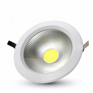 LED COB Downlight  - 10W, Round, A++, 120Lm/W, Warm White