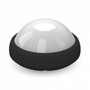 LED Dome light - 12W, Black body, Warm white light