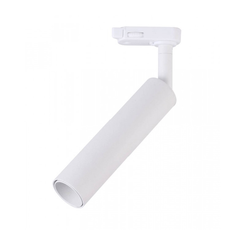 LED Прожектор SAMSUNG CHIP - 15W, Релсов монтаж, Бяло тяло, Топло бяла светлина