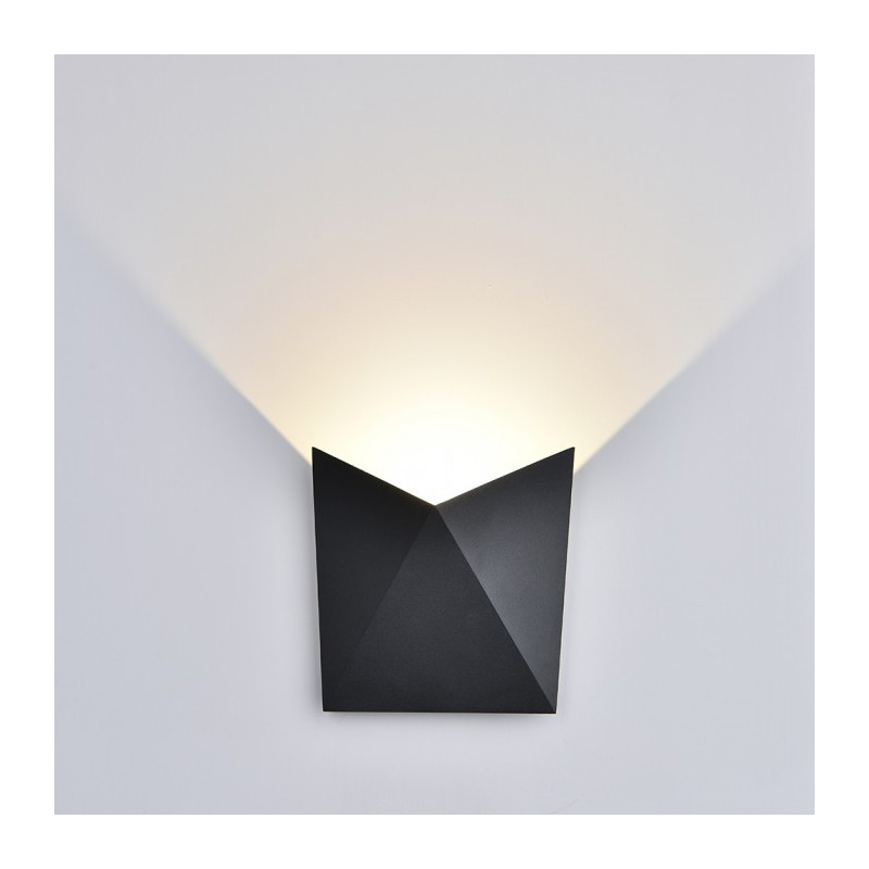 LED Wall light - 5W, Grey body, Warm white light