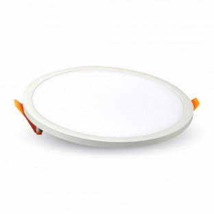 LED Slim Dome Light - 8W, Circle, Day white light