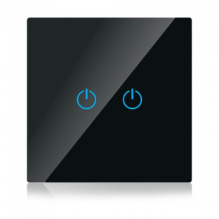 WIFI smart touch ключ - Сериен, черен, Съвместим с Amazon Alexa и Google Home