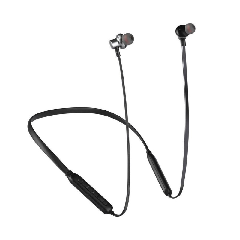 Безжични bluetooth слушалки - 500mAh, черни