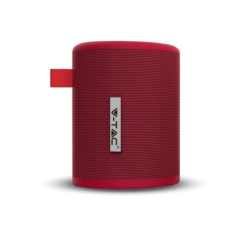 Portable bluetooth speaker -1500 mAh, FM radio, red