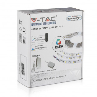 Комплект WiFi LED лента V-TAC - 10W, RGB + бяла светлина, VT-5050 - 1