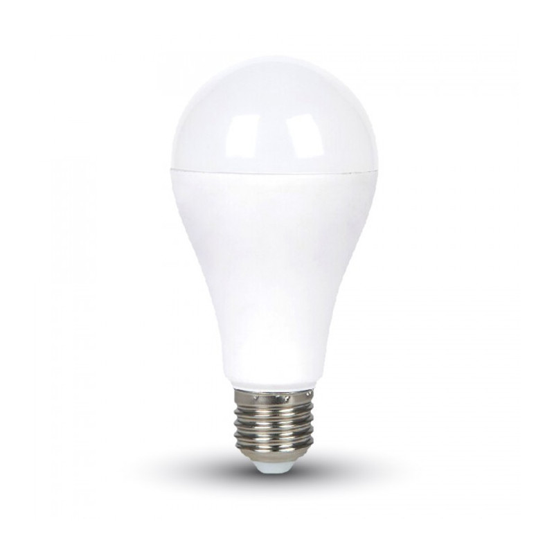 LED Lampe - E27, 17W, A65, термопластик, weiß - 1