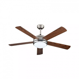 Ceiling fan with LED light kit - 60W, RF control