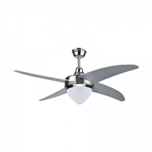 Ceiling fan with LED light kit - 60W, RF control