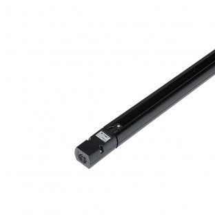 4-channel rail - 1 meter, black