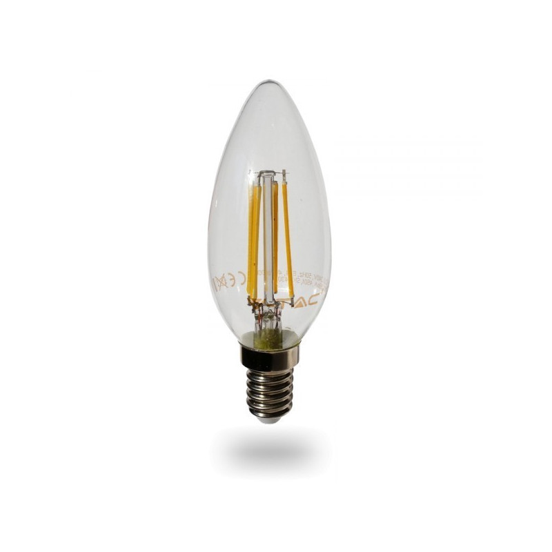 LED Glühlampe - E14, 4W, dimmbar, warmweiß - 1