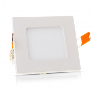 LED premium panel - 6W, square, warm white light