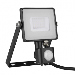LED Floodlight - 30W, Samsung chip, motion sensor, 4000K, Black body