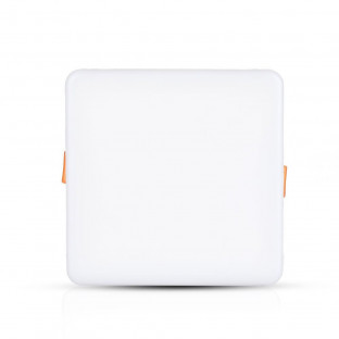 LED adjustable panel - 18W, Samsung chip, square, warm white light